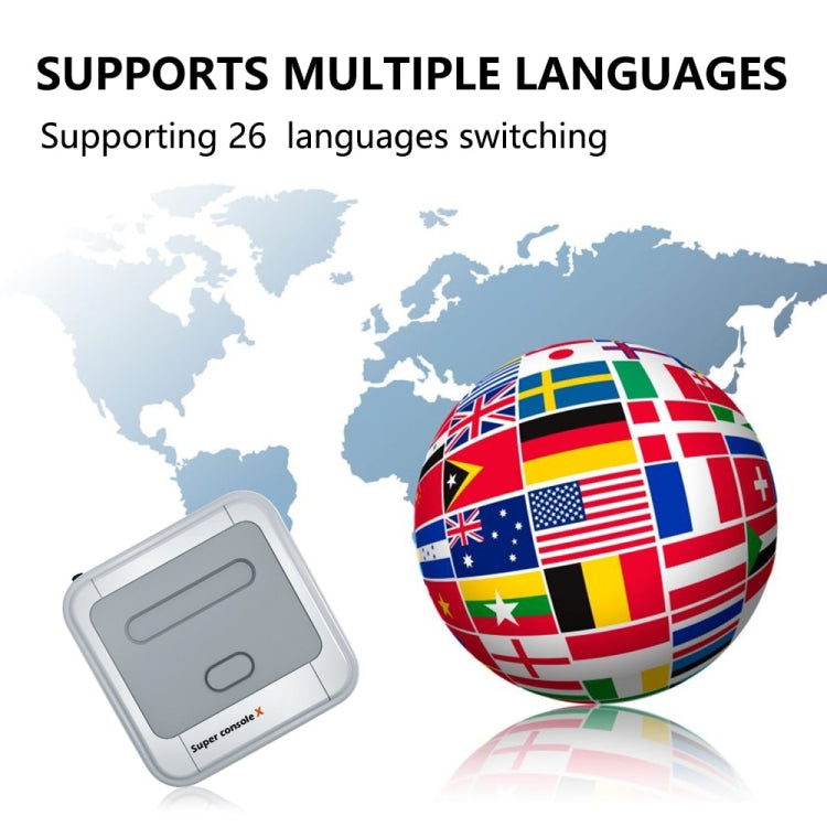 Super Console X 64GB 30000+ Games Wireless 4K HD 3D Double Game Console Box, US Plug by bashfashion