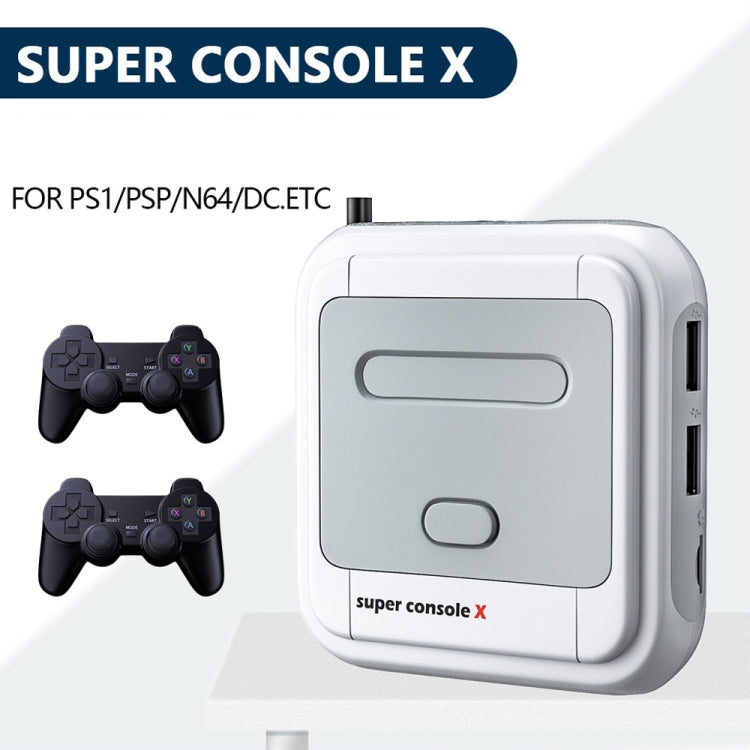 Super Console X 64GB 30000+ Games Wireless 4K HD 3D Double Game Console Box, US Plug by bashfashion