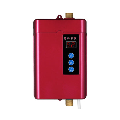 US Plug 3000W Electric Water Heater With Remote Control Adjustable Temperate(Red) by bashfashion