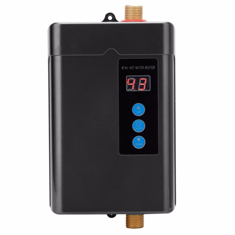 US Plug 3000W Electric Water Heater With Remote Control Adjustable Temperate(Black) by bashfashion