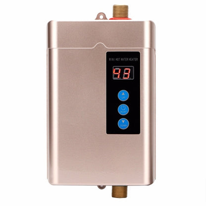 EU Plug 4000W Electric Water Heater With Remote Control Adjustable Temperate(Gold) by bashfashion