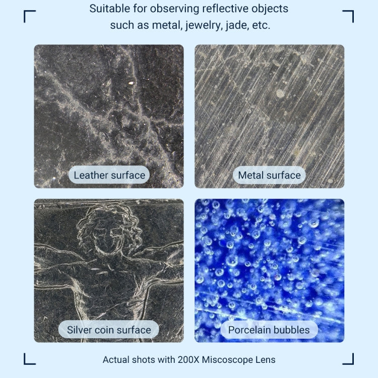 APEXEL APL-MS002CWH 200x High-Definition Children Science Education Microphone Lens With CPL(White) by APEXEL