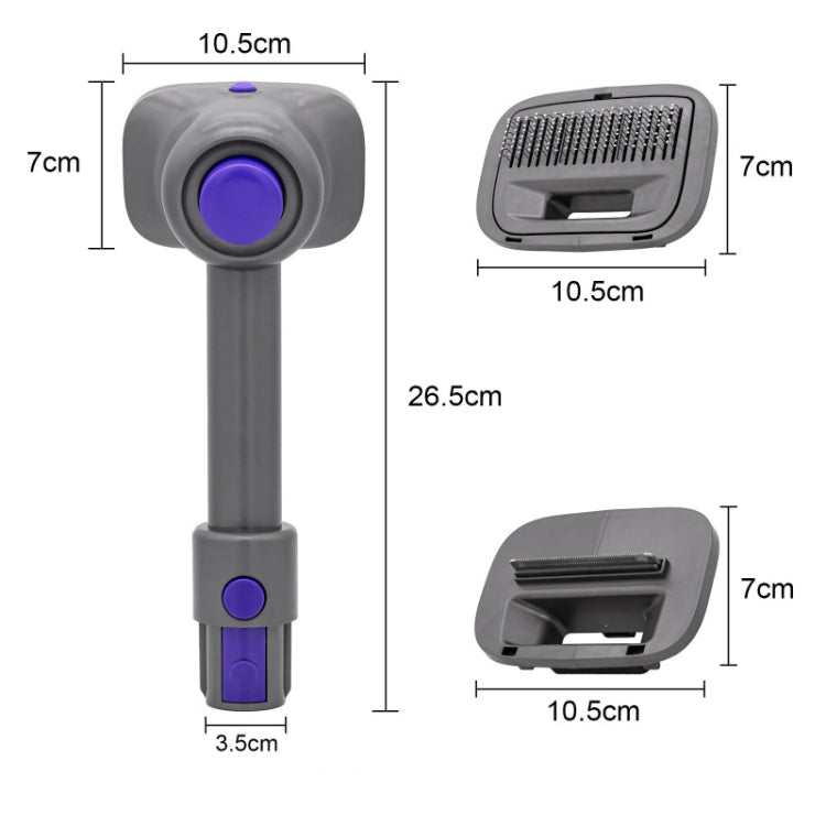 For Dyson V6 V7 V8 V10 V11 Vacuum Cleaner Pet Hair Suction Head, Spec: Upgrade by bashfashion