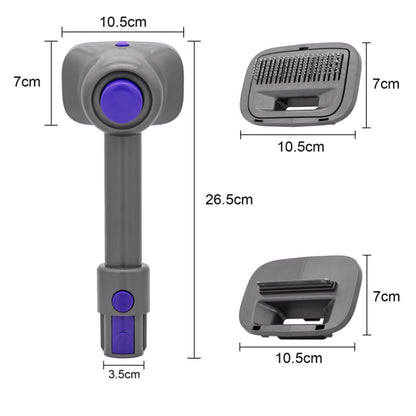 For Dyson V6 V7 V8 V10 V11 Vacuum Cleaner Pet Hair Suction Head, Spec: Upgrade by bashfashion