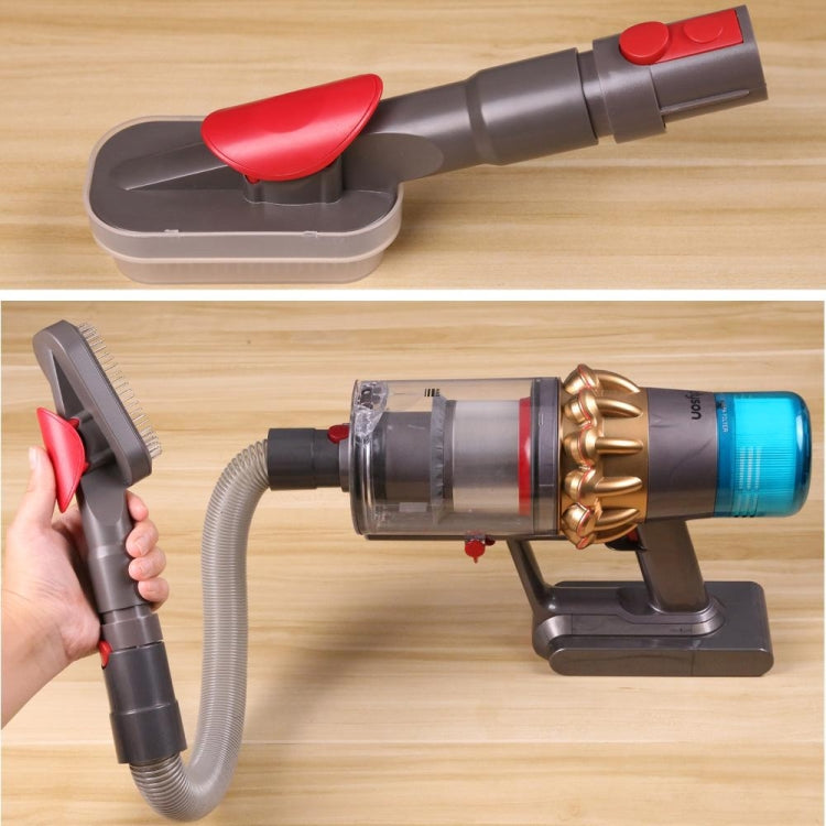 For Dyson V6 V7 V8 V9 Meile Vacuum Cleaner Pet Hair Removal Brush, Spec: Brush With V6 Adapter by bashfashion