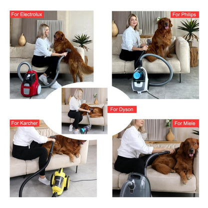 For Dyson Vacuum Cleaner Pet Hair Removal Brush Set, Spec: With V8 Adapter by bashfashion