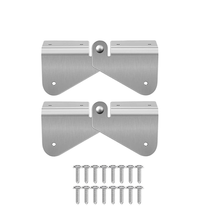 2pcs Gutter Extension Hinge Downspout Extension Flip-Up Hinge For Rectangle Or Square Downspout by bashfashion