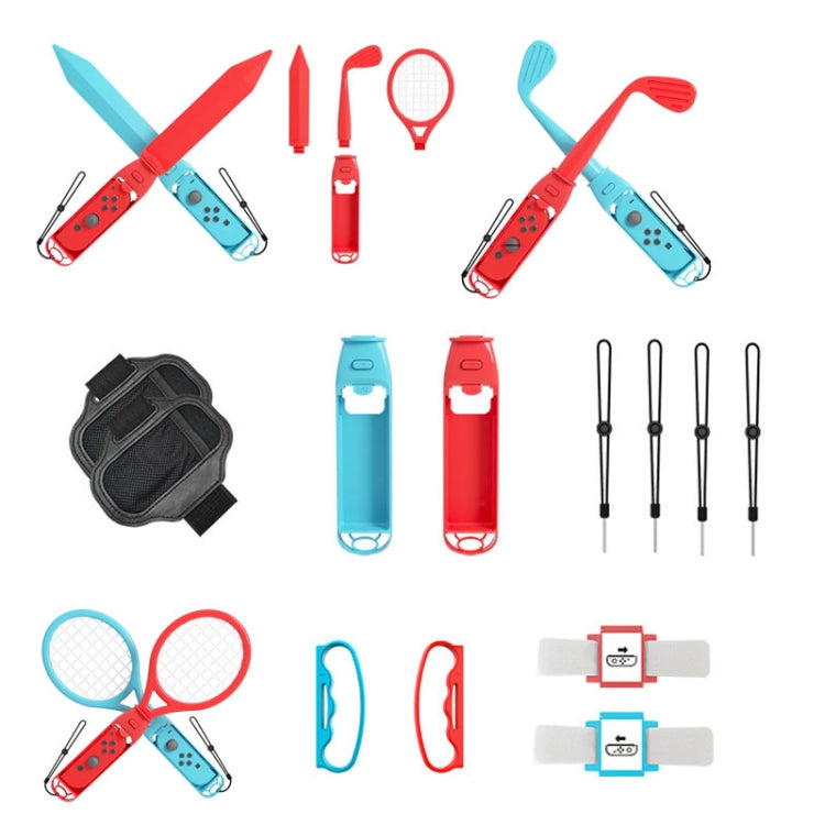 IPLAY HBS-506 For Switch 18 In 1 Lightsaber + Golf Racket + Grip Somatosensory Sports Set(Set) by IPLAY