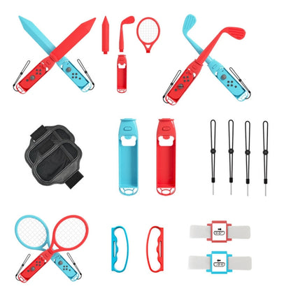 IPLAY HBS-506 For Switch 18 In 1 Lightsaber + Golf Racket + Grip Somatosensory Sports Set(Set) by IPLAY