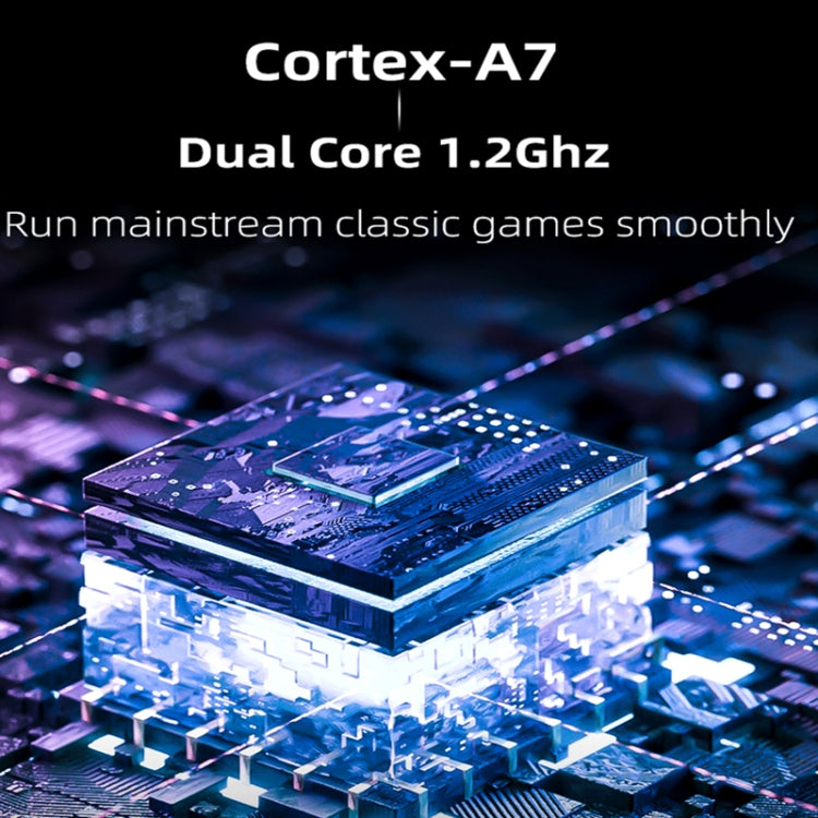 Miyoo Mini Plus 3.5 Inch IPS Screen Retro Handheld Game Console 64GB 15K Games(Transparent Purple) by bashfashion