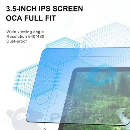 POWKIDDY RGB20S 3.5-Inch IPS Screen Retro Open Source Handheld Game Console 16GB+64GB 15,000 Games(Black) by bashfashion