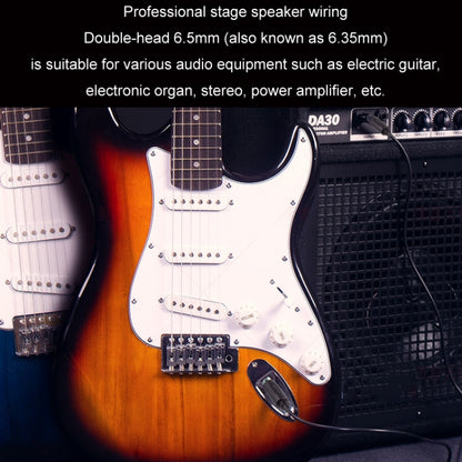 10m JINGHUA 6.5mm Audio Cable Male to Male Microphone Instrument Tuning Cable by JINGHUA