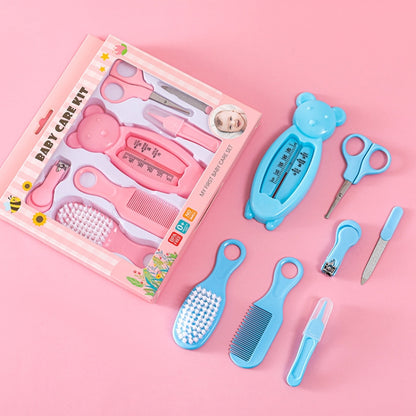 7 in 1 Baby Care Set Baby Daily Cleaning Tools Kit(Blue) by bashfashion