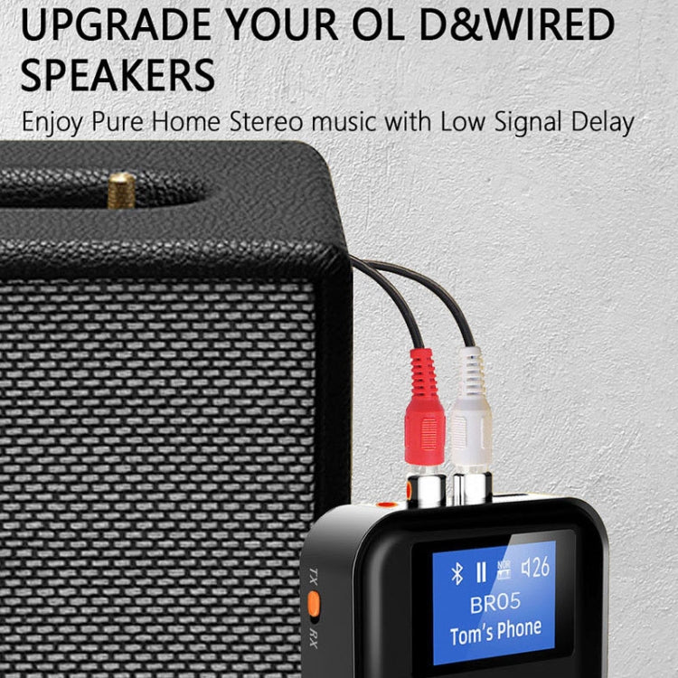 BR05 AUX 2RCA TF Bluetooth Adapter Wireless Receiver Transmitter by bashfashion