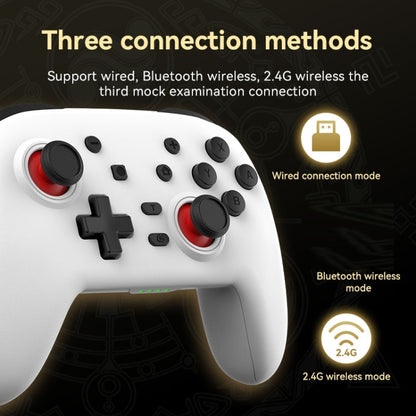 Wireless Bluetooth Somatosensory Vibration Gamepad For Nintendo Switch/Switch PRO(S07 Black) by bashfashion