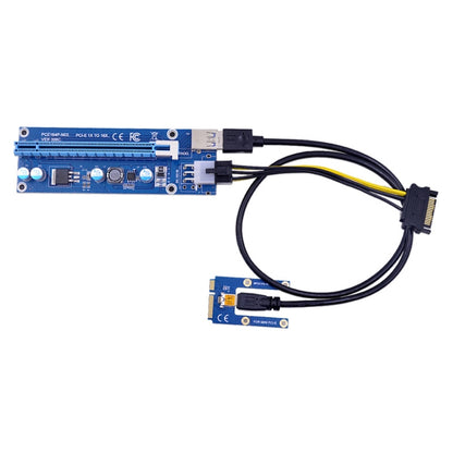 PCE164P-N03 VER006C Mini PCI-E 1X To 16X Riser For Laptop External Image Card, Spec: Blue Board 6pin by bashfashion