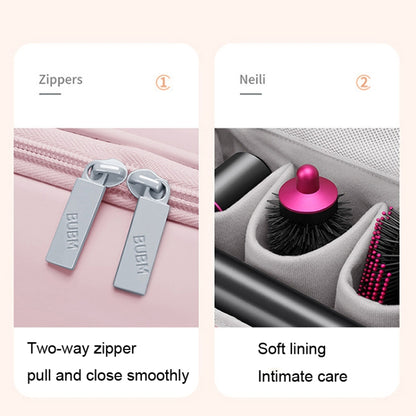 BUBM For Dyson Hair Dryer Curling Device Accessories Storage Bag(Pink) by BUBM