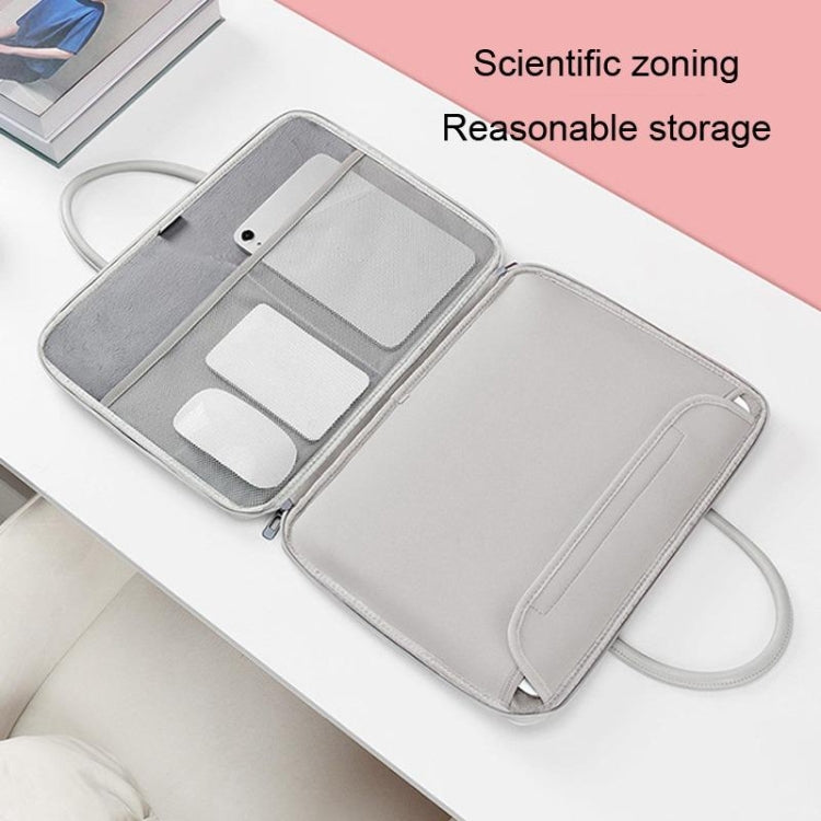 BUBM 14 Inch Full Open Laptop Bag(Pink) by BUBM