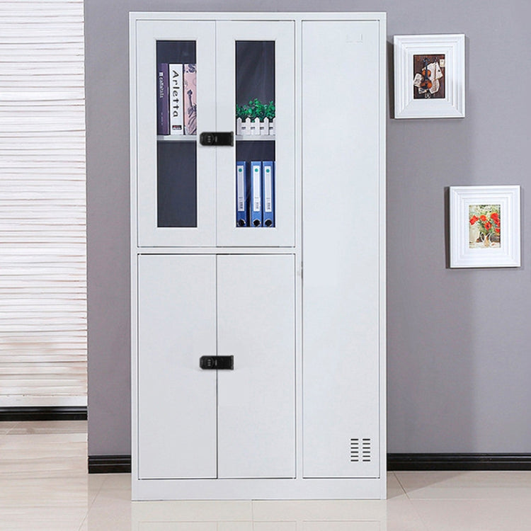 Screw Installation Cabinet Door Combination Lock Anti-Theft Drawer Lock, Style: Three Hole 4 inch Silver by bashfashion