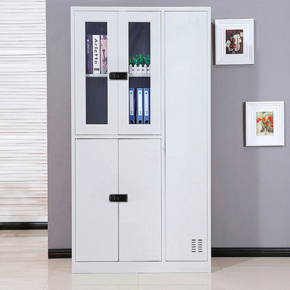 Screw Installation Cabinet Door Combination Lock Anti-Theft Drawer Lock, Style: Three Hole 4 inch Silver by bashfashion