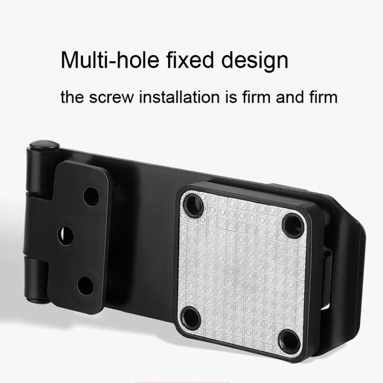 Screw Installation Cabinet Door Combination Lock Anti-Theft Drawer Lock, Style: Two Hole 3 inch Silver by bashfashion