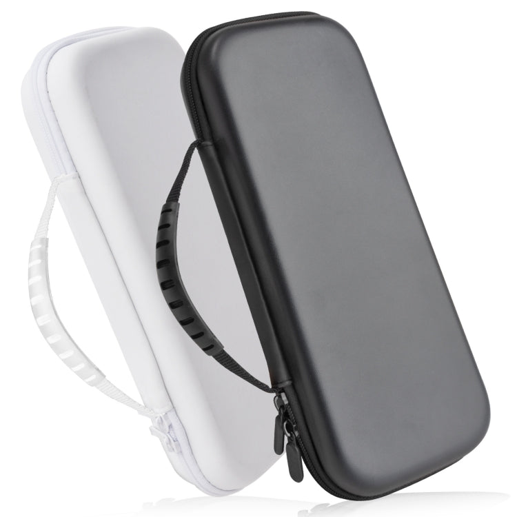 For ASUS ROG Ally Game Console EVA Leather Grain Handbag Clutch Protective Bag(Black) by bashfashion