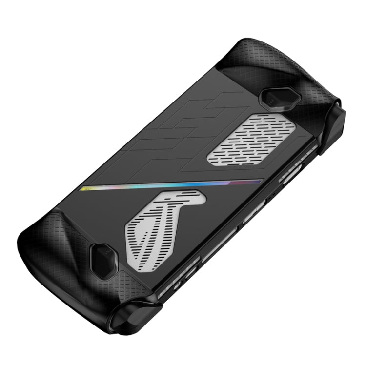 For ASUS ROG Ally Game Console Silicone Protective Cover Spray Oil Case(Black) by bashfashion