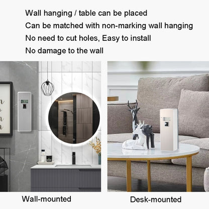 Anti-Corrosion Stainless Steel Panel LCD Digital Display Intelligent Automatic Fragrance Sprayer(Brushed) by bashfashion