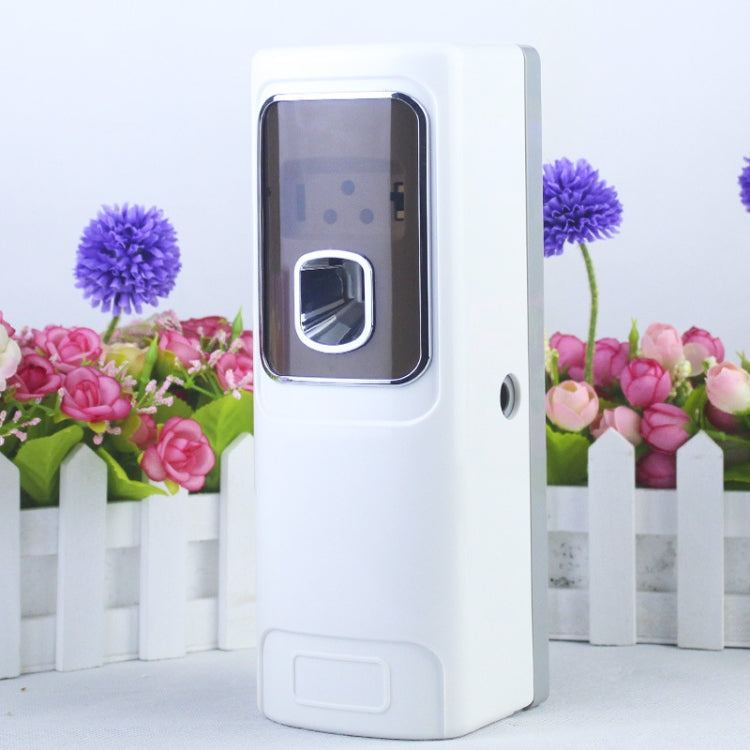 Automatic Light Sensor Spraying Machine Toilet Timed Fragrant Machine(White) by bashfashion