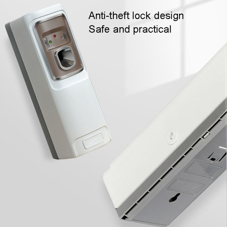 Automatic Light Sensor Spraying Machine Toilet Timed Fragrant Machine(White) by bashfashion