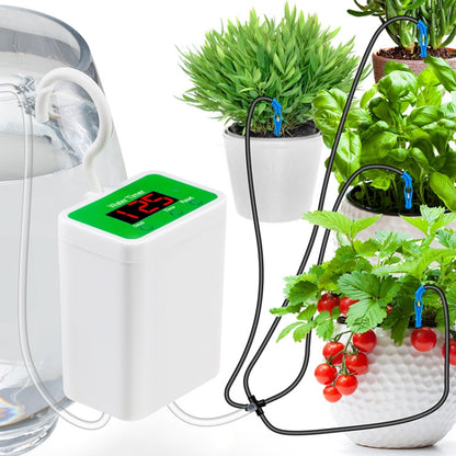 Household Intelligent Drip Irrigation Automatic Watering Timing Machine, Specification: Water 2 Potted Plants by bashfashion