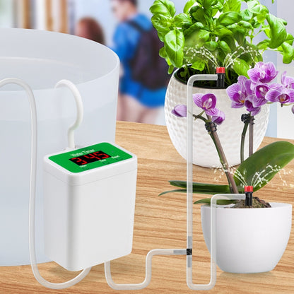 Household Intelligent Drip Irrigation Automatic Watering Timing Machine, Specification: Water 2 Potted Plants by bashfashion