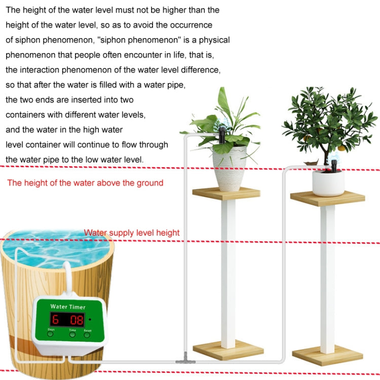 Household Intelligent Drip Irrigation Automatic Watering Timing Machine, Specification: Water 2 Potted Plants by bashfashion