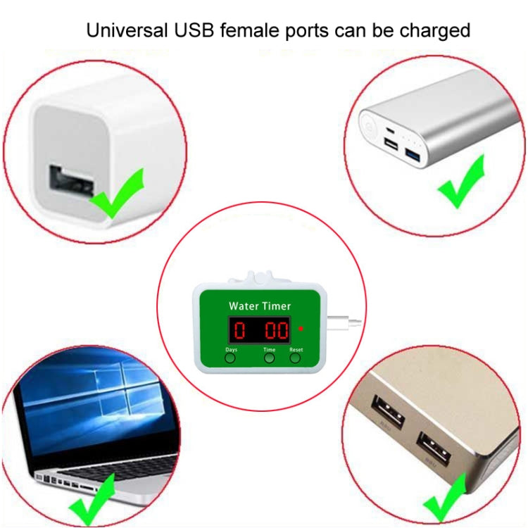 Household Intelligent Drip Irrigation Automatic Watering Timing Machine, Specification: Water 2 Potted Plants by bashfashion