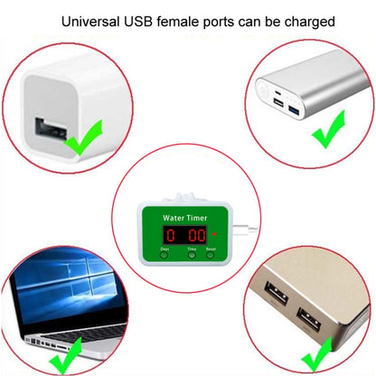 Household Intelligent Drip Irrigation Automatic Watering Timing Machine, Specification: Water 2 Potted Plants by bashfashion