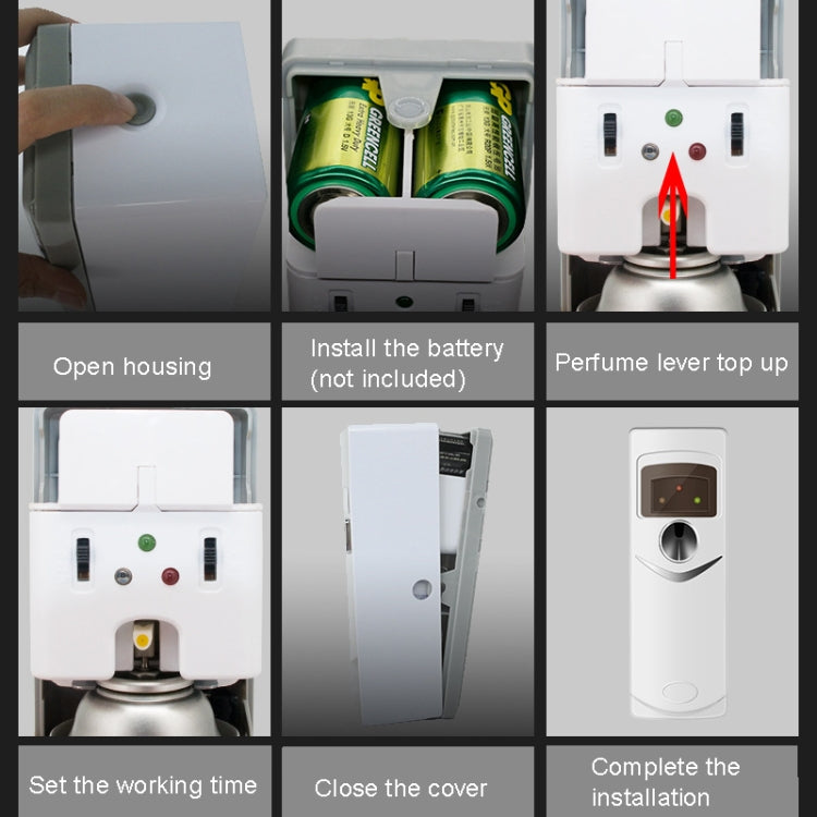 Light Automatic Spray Machine Small Space Aromatherapy Machine(White) by bashfashion