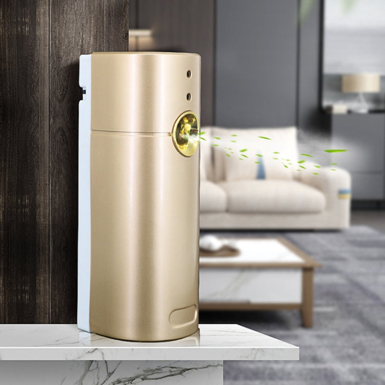 Light Sensitive Automatic Spraying Machine Toilet Fragrance Aromatherapy(Gold) by bashfashion