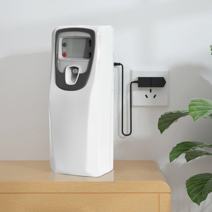 With CN Plug Adapter Plug-in Recycle Adding Liquid Aqueous Incense Sprayer Wall-Mounted Automatic Incense Sprayer(White) by bashfashion