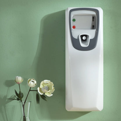 Battery Recycle Adding Liquid Aqueous Incense Sprayer Wall-Mounted Automatic Incense Sprayer(White) by bashfashion