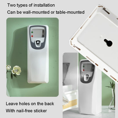 Battery Recycle Adding Liquid Aqueous Incense Sprayer Wall-Mounted Automatic Incense Sprayer(White) by bashfashion