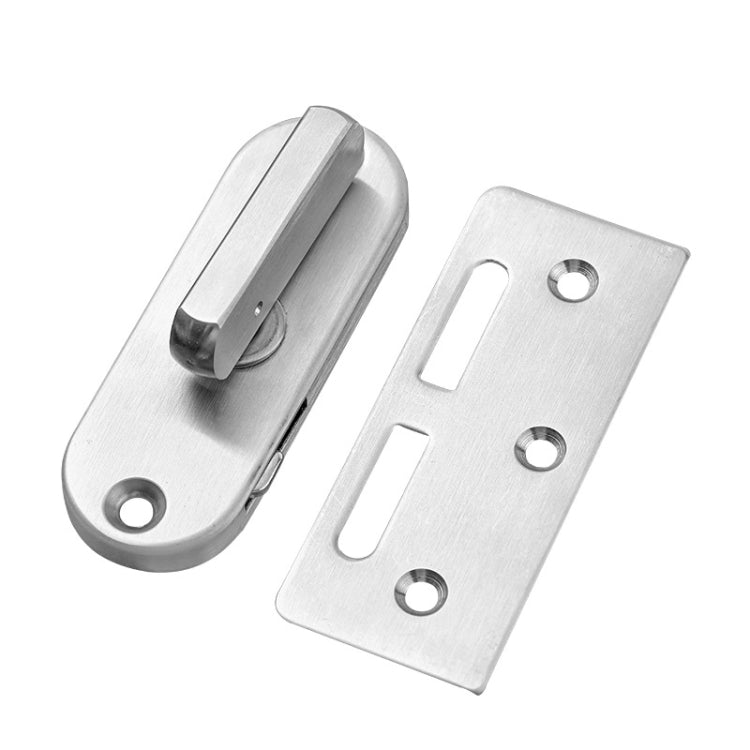 304 Stainless Steel Slot 90 Degrees Right Angle Migration Door Hook Lock by bashfashion