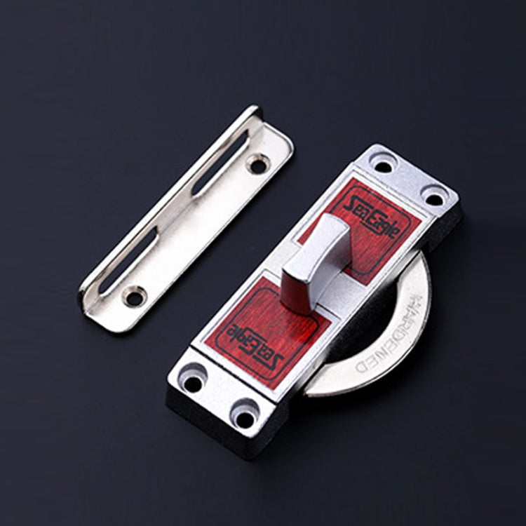 Zinc Alloy Slot-free 90 Degrees Right Angle Migration Door Hook Lock by bashfashion