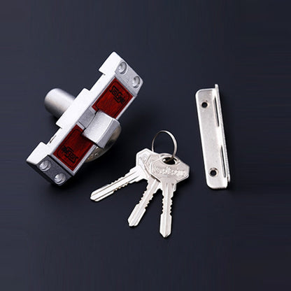 Zinc Alloy Slot-free / Punching 90 Degrees Right Angle Migration Door Hook Lock by bashfashion