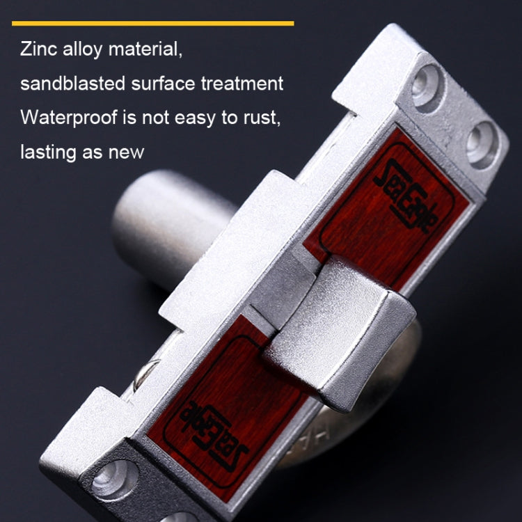 Zinc Alloy Slot-free / Punching 90 Degrees Right Angle Migration Door Hook Lock by bashfashion