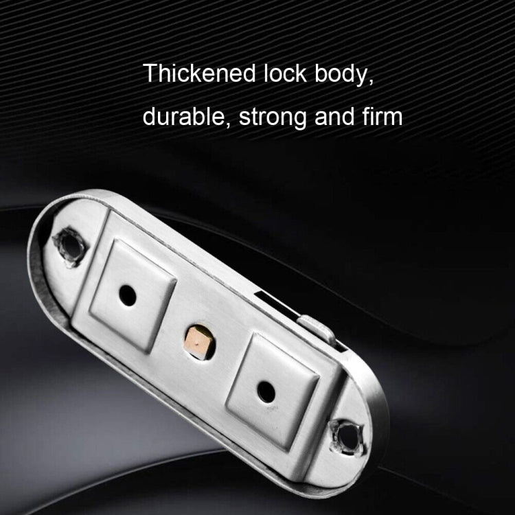 Zinc Alloy Slot-free / Punching 90 Degrees Right Angle Migration Door Hook Lock by bashfashion