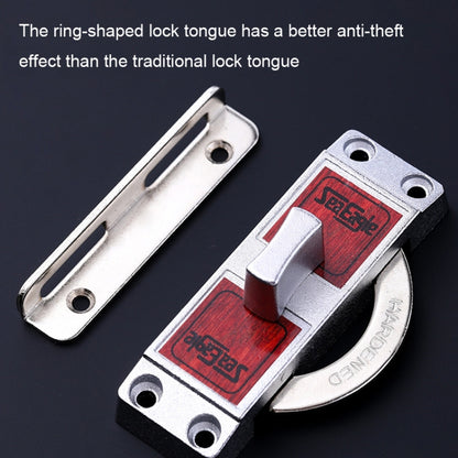 304 Stainless Steel Slot 90 Degrees Right Angle Migration Door Hook Lock by bashfashion