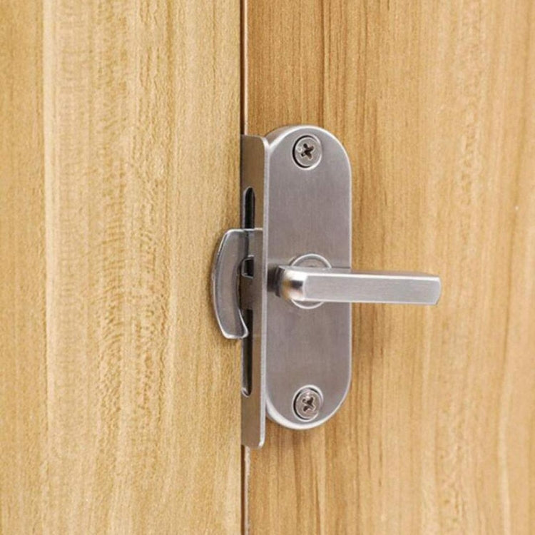 Zinc Alloy Slot-free 90 Degrees Right Angle Migration Door Hook Lock by bashfashion