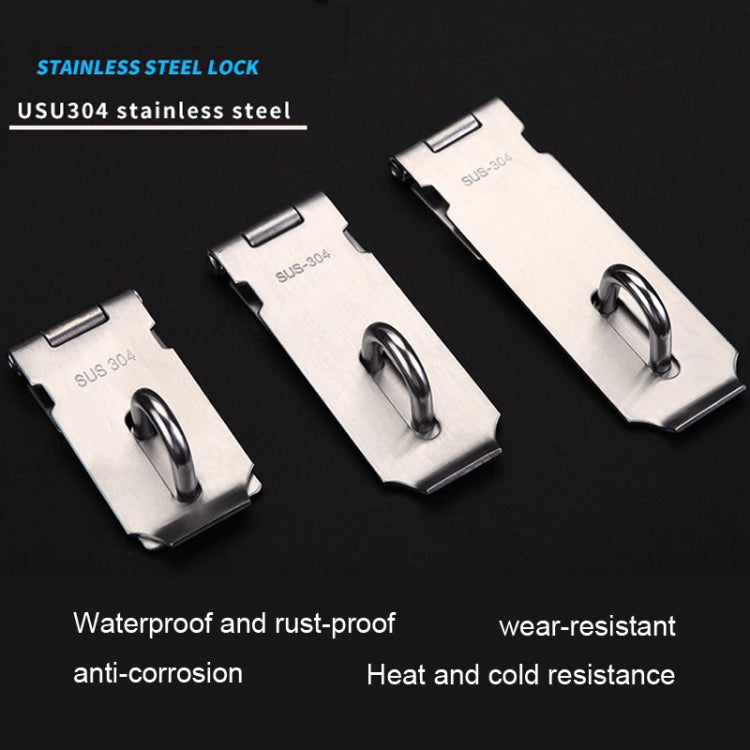 3 inch 304 Stainless Steel Locking Plate Anti-Theft Hitch by bashfashion