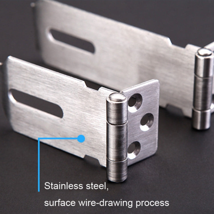 5 inch 304 Stainless Steel Locking Plate Anti-Theft Hitch by bashfashion