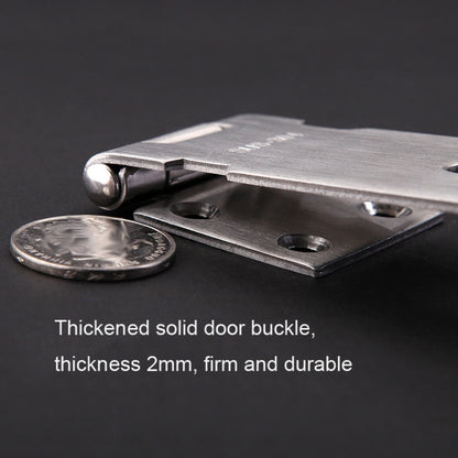 5 inch 304 Stainless Steel Locking Plate Anti-Theft Hitch by bashfashion